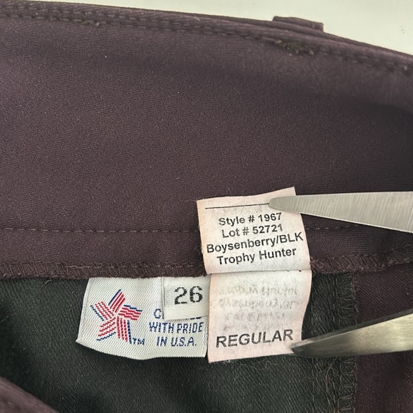 The Tailored Sportsman Trophy Hunter Low Rise Boysenberry Breeches 26R - Picture 11 of 11